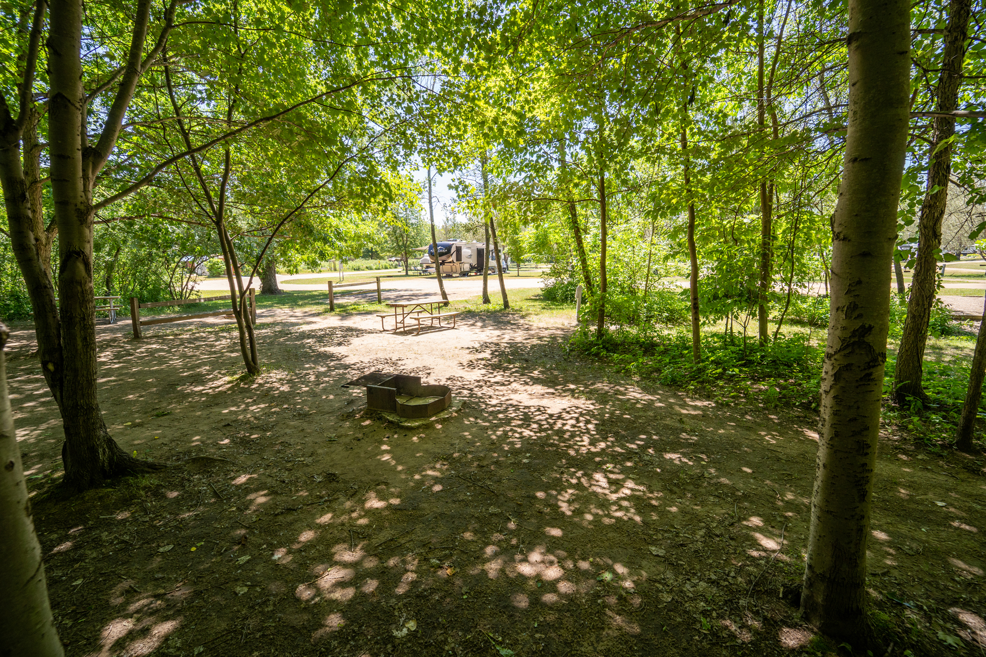 Individual Tent Site, Water & Electric, Gravel Tent Pad Pictures